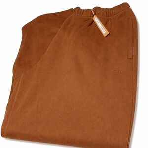 SKIMS Cotton Fleece Classic Straight Leg Pant – Bison – Size 2X – NWT